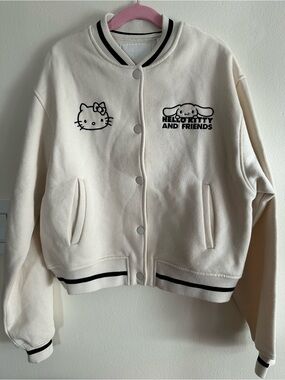 Zara Sanrio varsity jacket